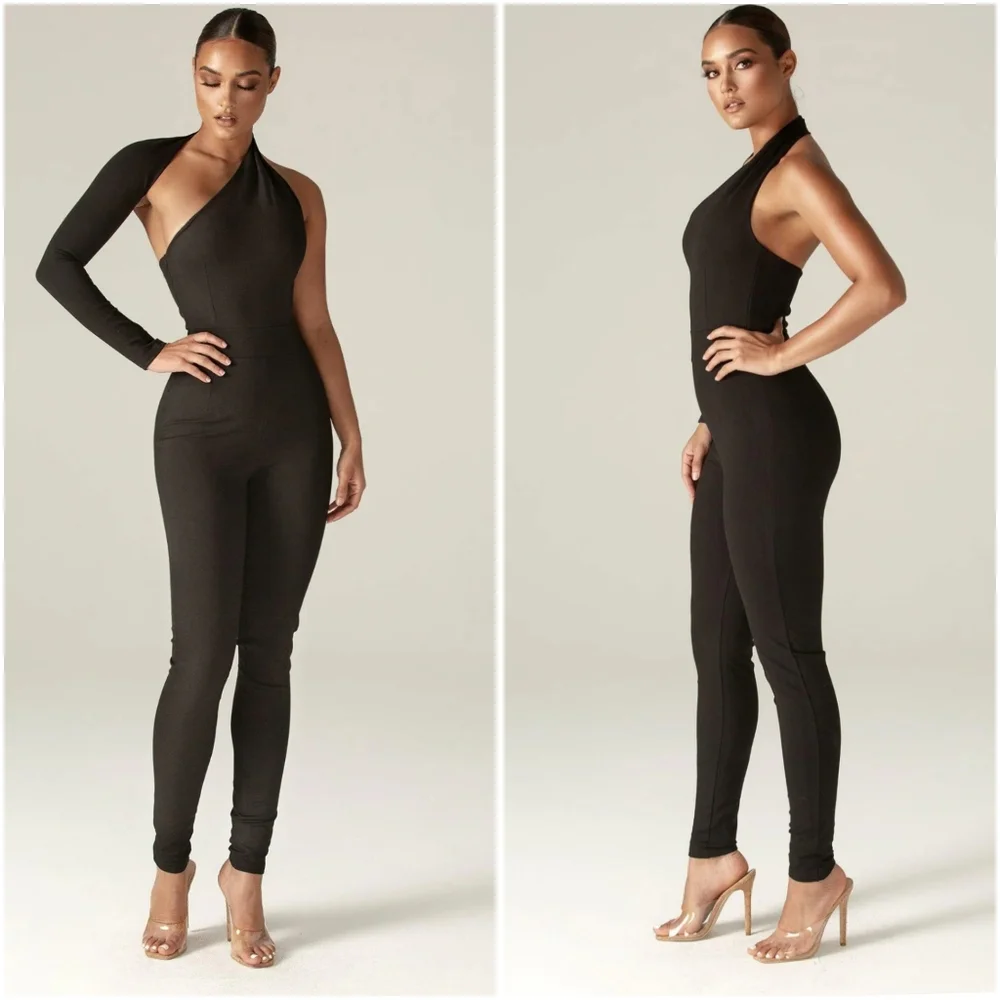Alieva Dariya Modern Jumpsuit Black Small
